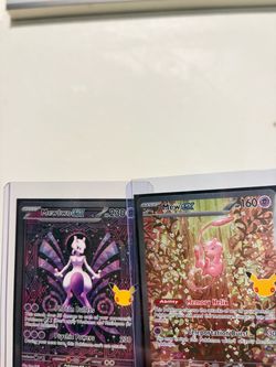 Mew and Mewtwo 30th anniversary pokemon