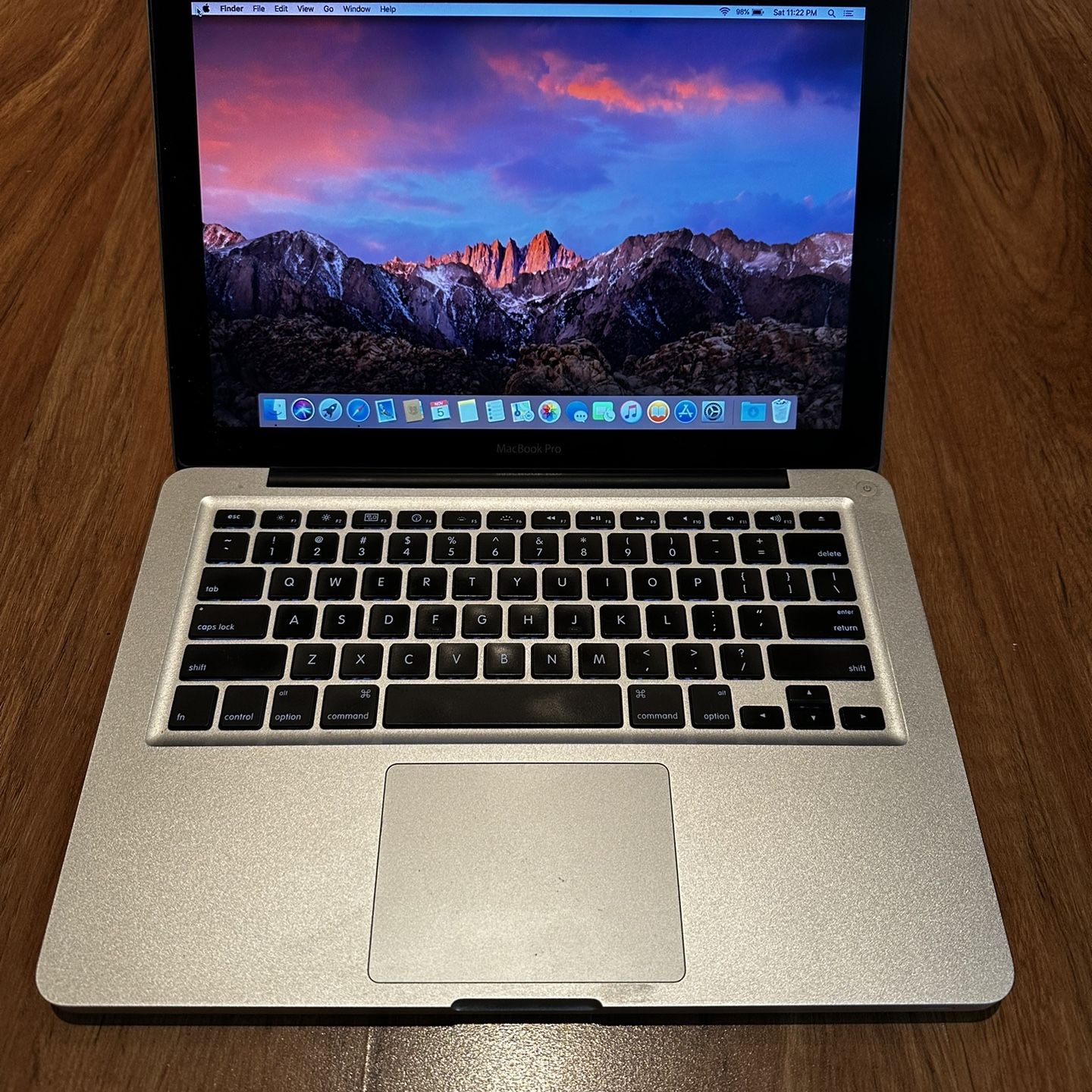 Apple MacBook Pro core i7 (13-inch Early 2011) mac OS High Sierra 