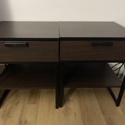 IKEA Trysil Side Tables/Nightstands (2)