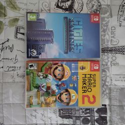 Super Mario maker and City skylines (Switch)