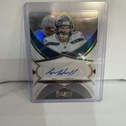 2024 Select Signatures Prizm - /50 Sam Howell #SSP-SHL Seattle Seahawks