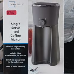 SINGLE SERVE ICED COFFEE MAKER