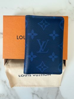 Blue Monogram Shadow Pocket Organizer