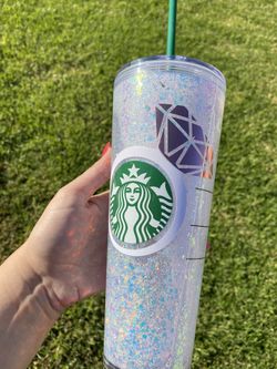 Starbucks snow globe tumbler