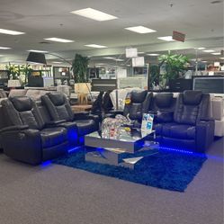 4th Of July Sale🇺🇸Stunning Grey Power Reclining Sofa&Loveseat Available Limited Time Sale Only $1999(Huge Savings)