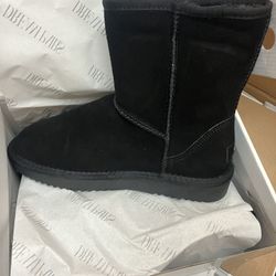 DREAM PAIRS Women's Shorty-New Mid Calf Winter Snow Boots