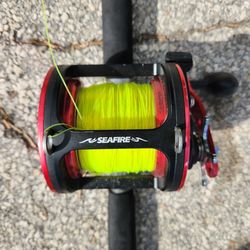 ED6139-154 Offshore Angler Seafire Reel Star Rods Deluxe 8' Rod/Reel Combo