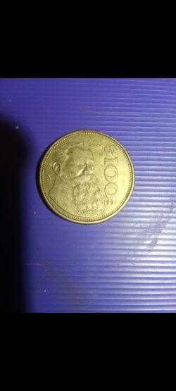 1991 100 peso coin