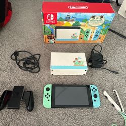 Nintendo Switch Animal Crossing Edition With Box An All 