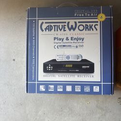 Captive Works CW-650S Classic Digital Free to Air Satellite Receiver. This type of device is used to receive unencrypte
