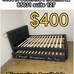 Trundle bed frame full over twin brand new