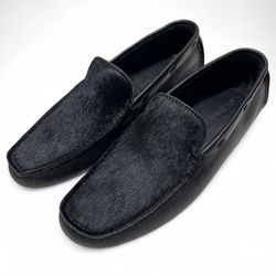 Hawkins sports leather ponyhair loafers