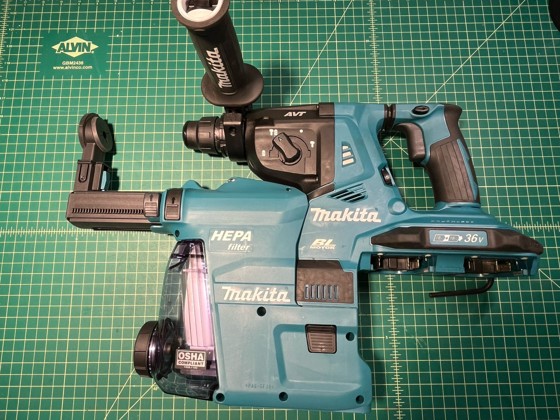 Makita Hammer Drill With Dust Collector