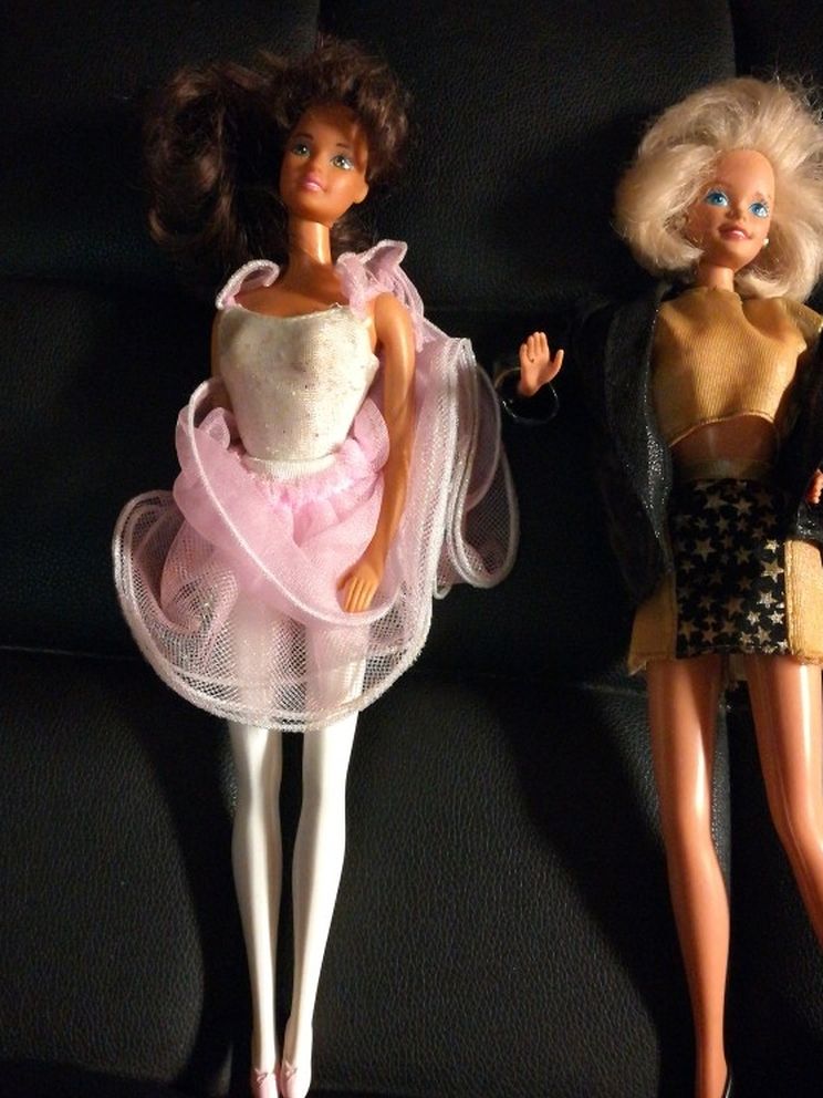 2 Barbies From 1990's