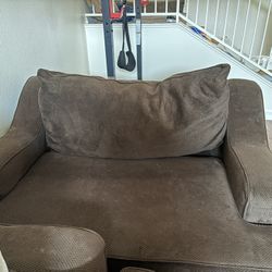 Couch Set And Ottoman For Sale 