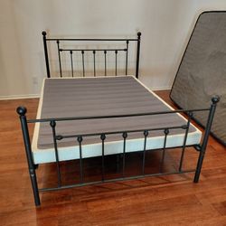 Full size Bed Frame and Mattress 