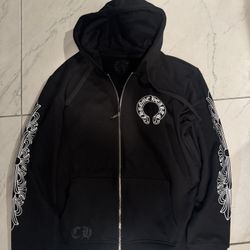 Chrome Heart Horse Shoe Hoodie Medium