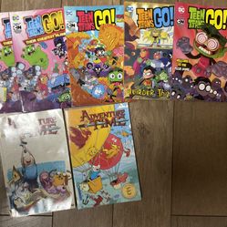 TEEN TITANS GO! and ADVENTURE TIME Graphic Novels