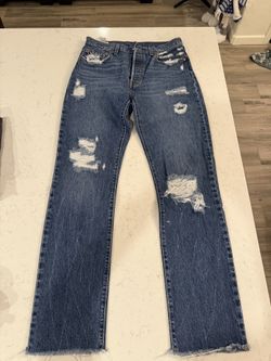 Levi’s 501 Jeans – Distressed – Size W28 L32