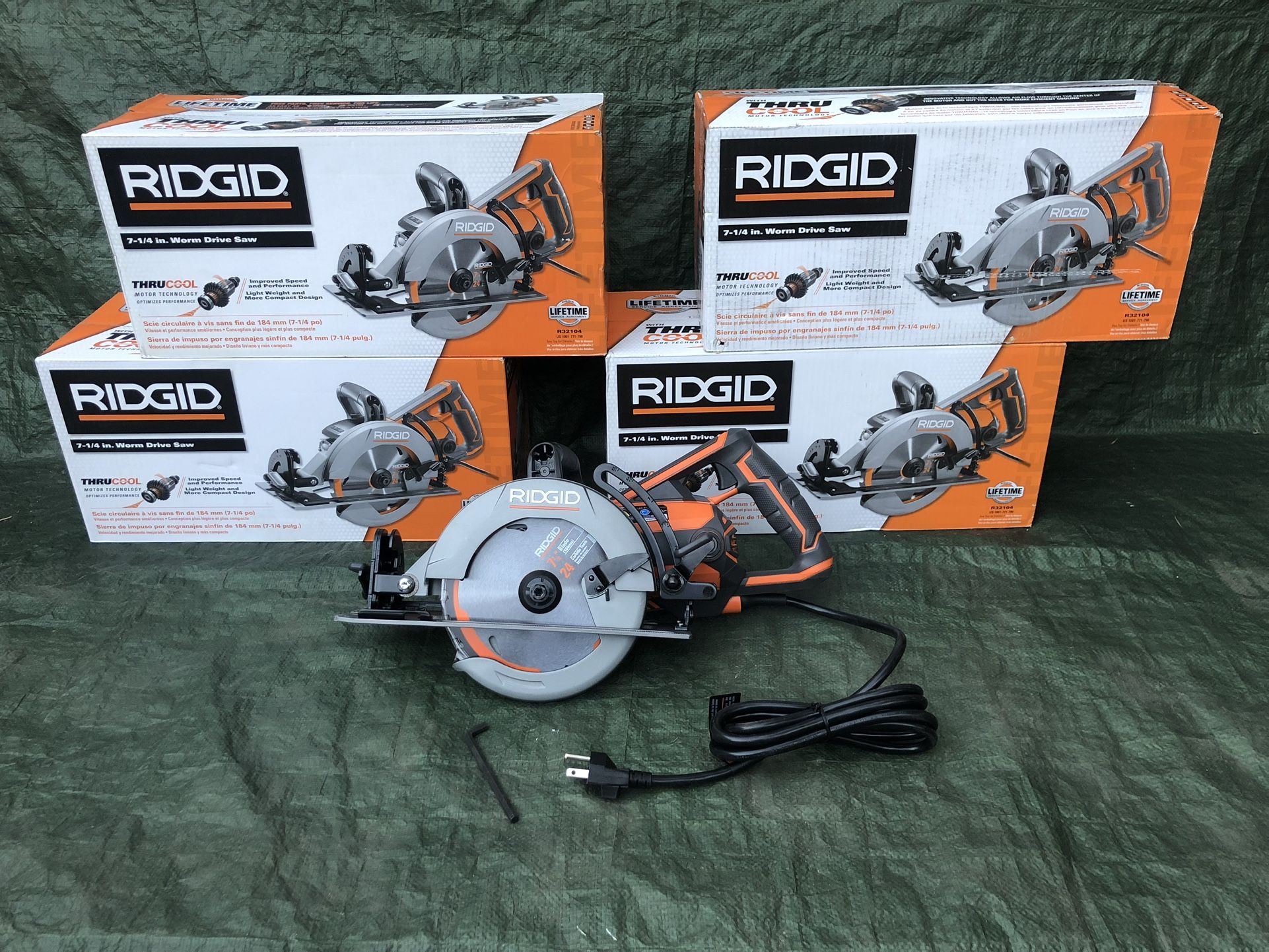 Ridgid 7 -1/4” Worm Circular Saw Skillsaw