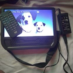 Portable T.V /DVD Player W/ Remote  
