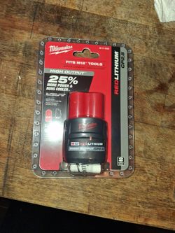 Milwaukee 2.5 red lithium battery