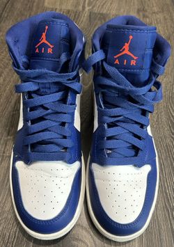 Nike Air Jordan 1 Retro High Gold Medal Blue White Sneakers Size 6.5