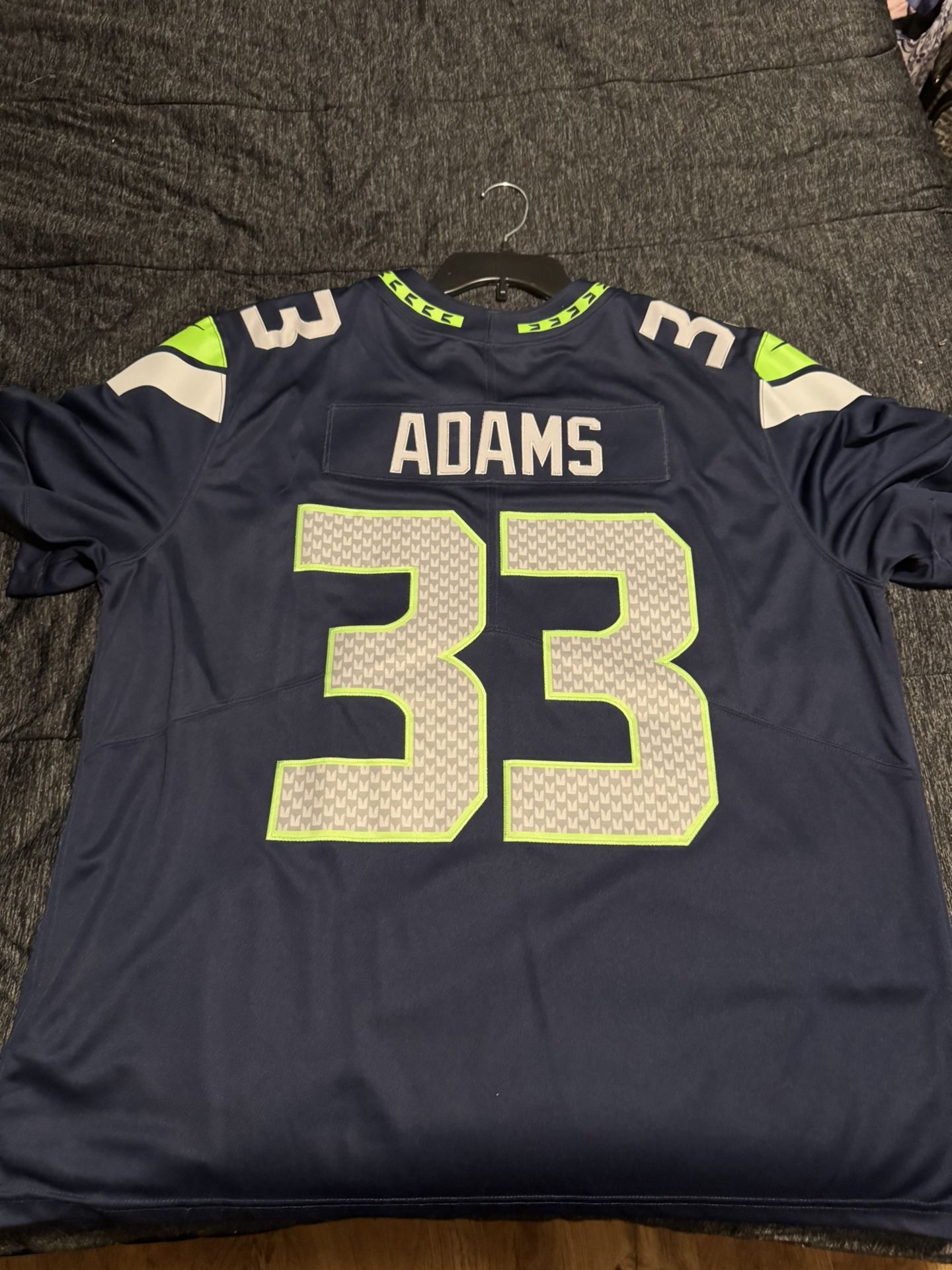 Navy Blue Seahawks Jamal Adams Jersey