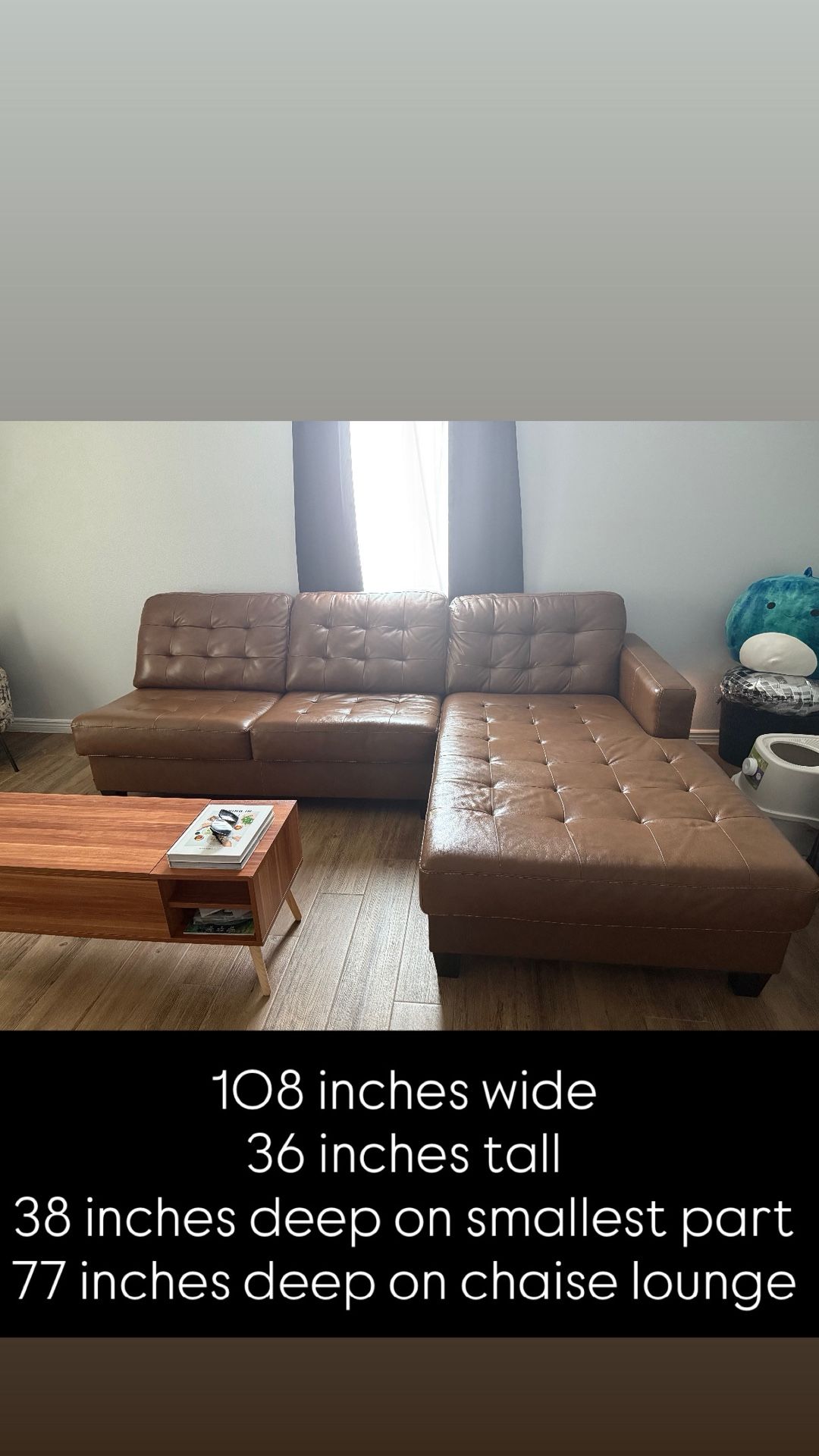 Ashley Leather Sectional