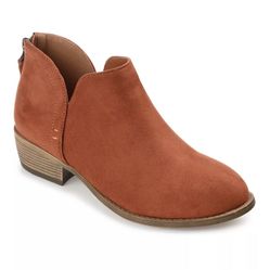 Women’s Round Toe Faux Suede Ankle Boots Size 6