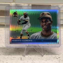 2025 Topps Chrome Platinum Roberto Clemente #403 Prism Refractor Pirates