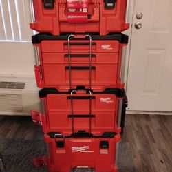 Milwawkee Pack out Tool Box's