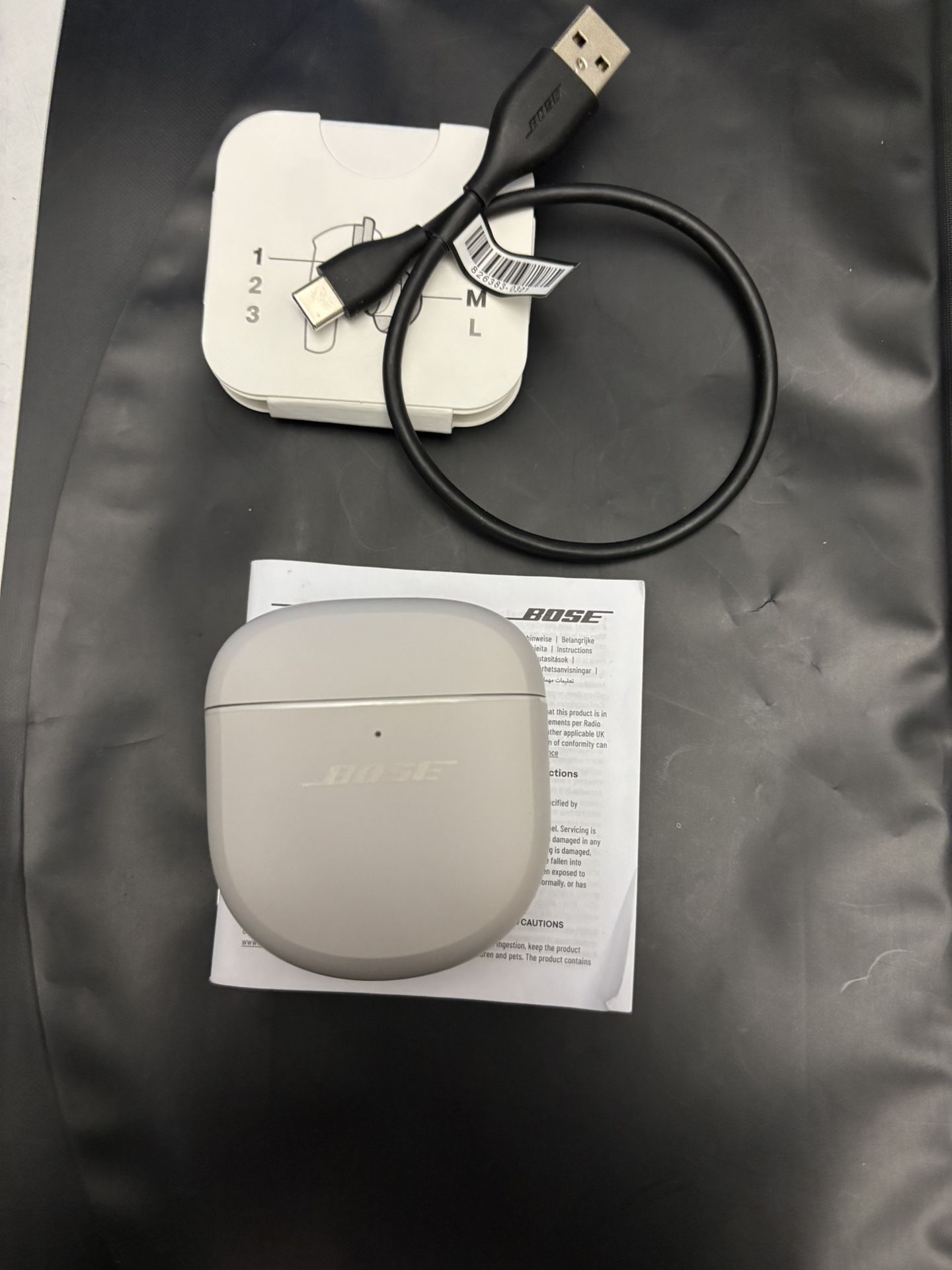 Bose QuietComfort Ultra Wireless Bluetooth Earbuds - White Smoke