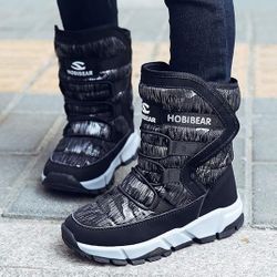 Snow Boots Winter Waterproof Slip Resistant Cold Weather Shoes