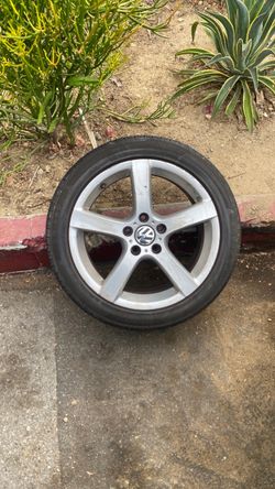 Vw wheels oem with tires full set