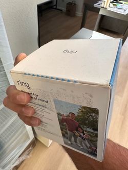 Ring battery doorbell plus camera (BRAND NEW SEALED)