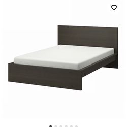 IKEA King size bed, black. 