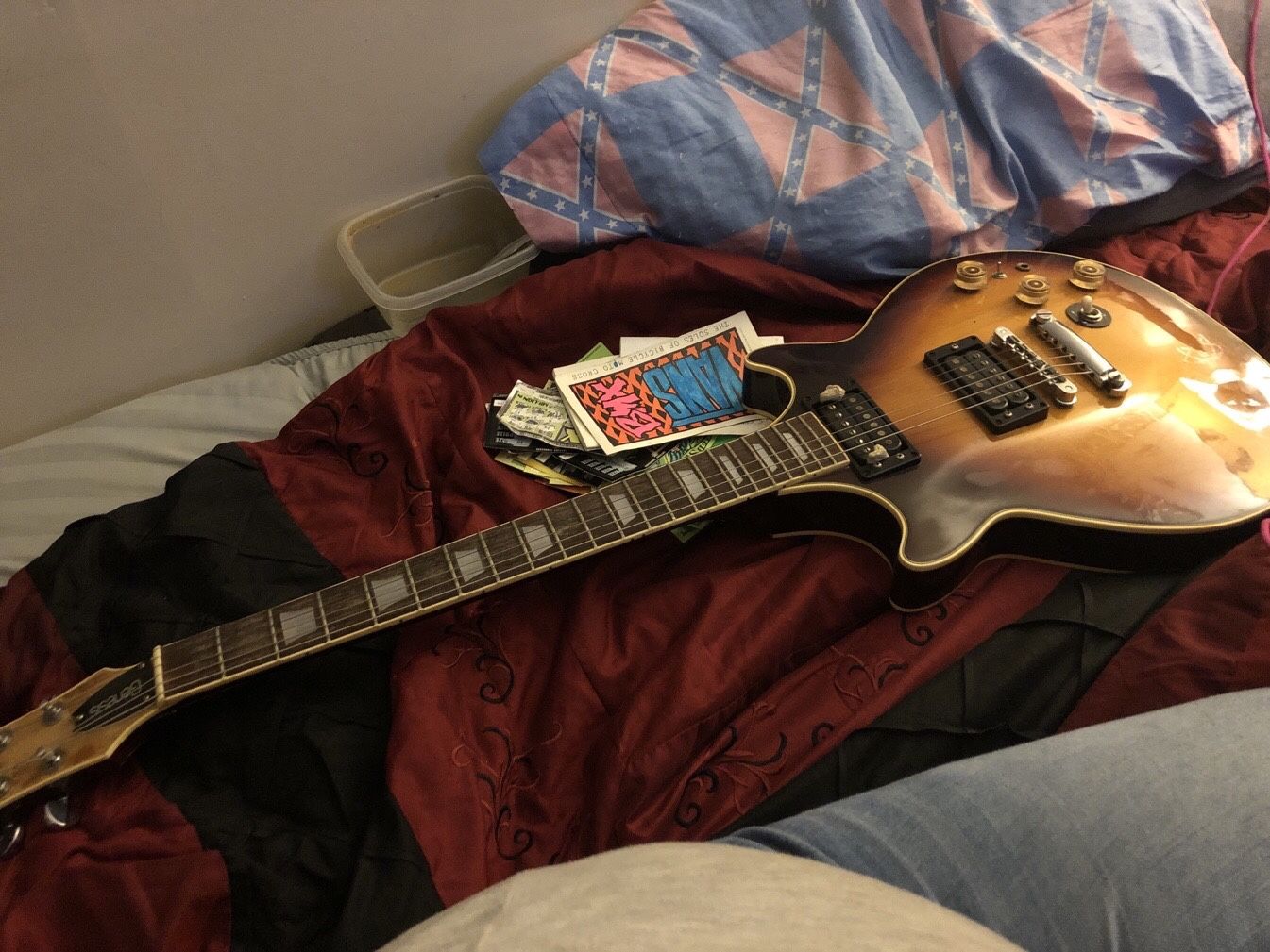 Electric guitar (rare) epiphone genesis deluxe