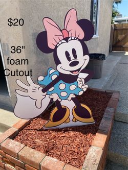 Minnie Mouse Foam Cutout