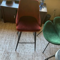 Red Velvet Barstool Originally $149