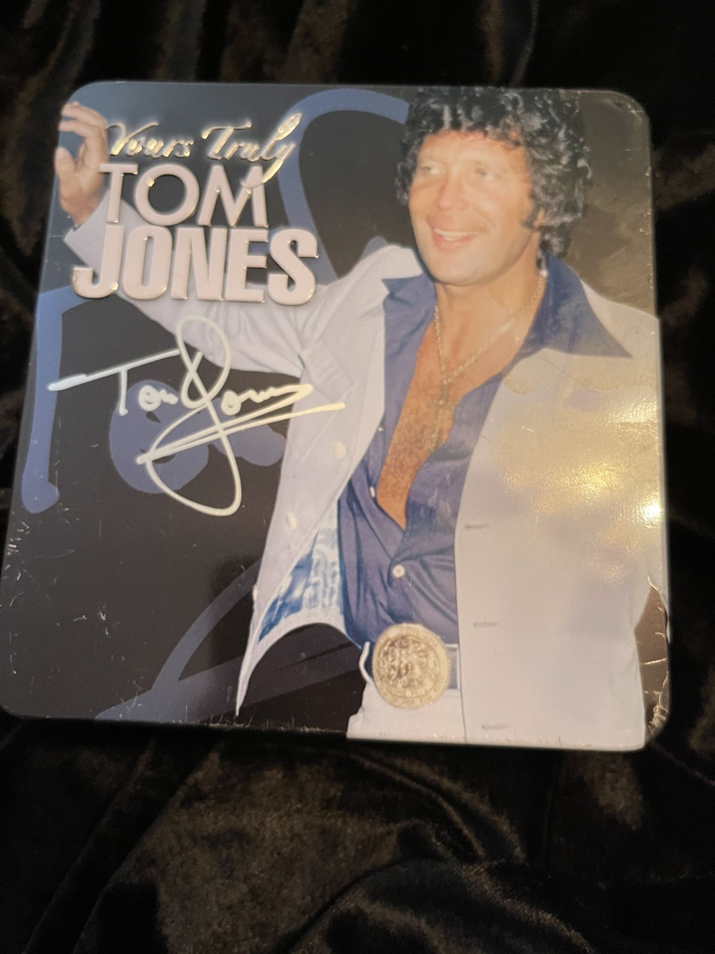 Tom Jones Yours Truly Tin Only 5 1/2 X 6”