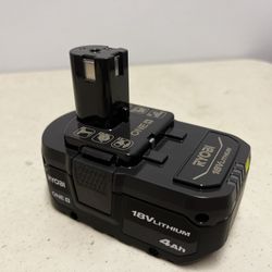 New Ryobi 18V Lithium Ion One+ 4.0 Ah High Capacity Battery New