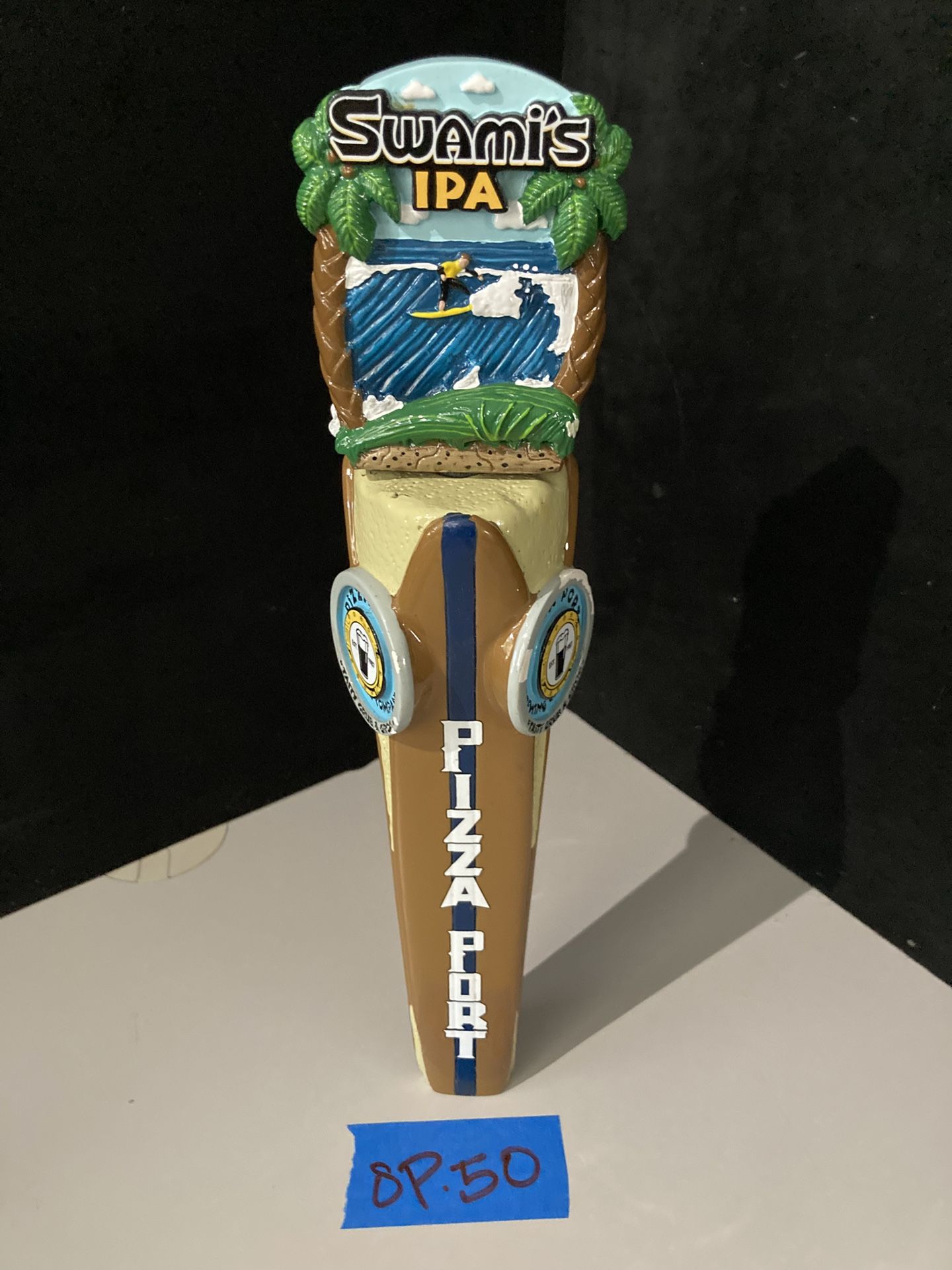 🌟 Pizza Port Swami Ipa Tall Beer Tap Handle