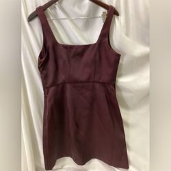 Burgundy Short Dress