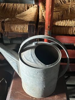 Vintage Galvanized Metal Watering Can