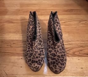 Animal Print Ankle Boots
