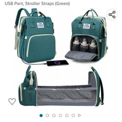 Diapers Bag Backpacn With Changing Station New