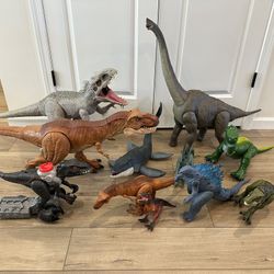 Large Dinosaur/Action Figure Collection