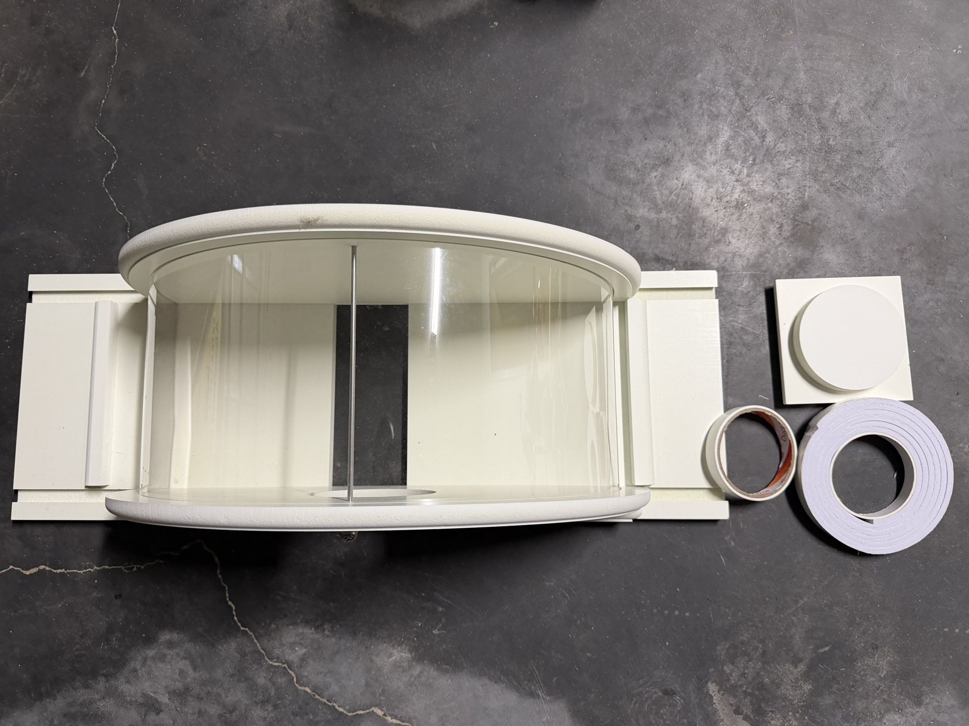 Window Bird Feeder with 180° Clear View, Durable Wood and Safe Feeder, White