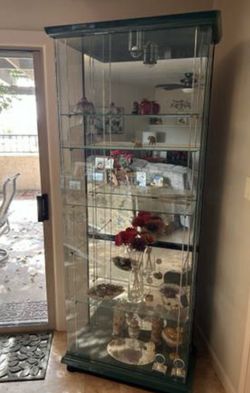 Mirror Glass Curio Cabinets
